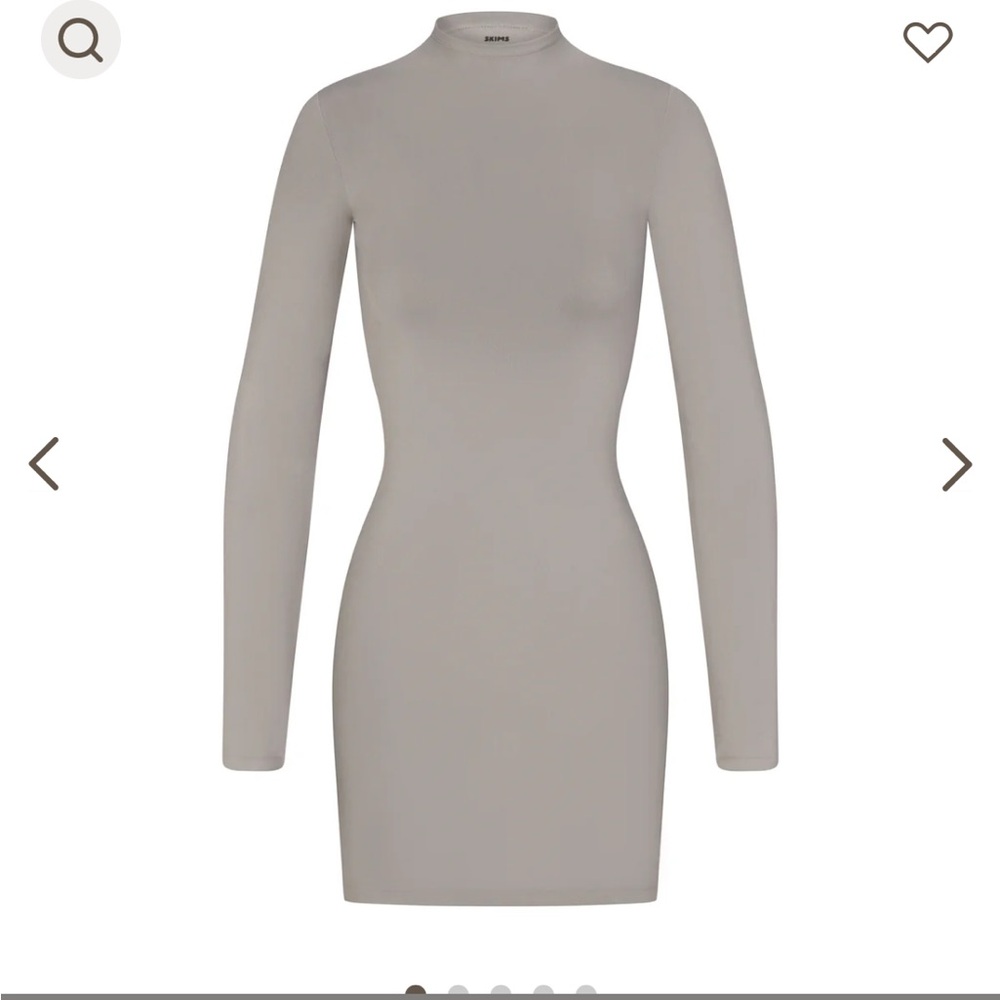 SKIMS turtleneck minidress